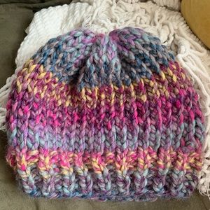 Handmade knitted hat